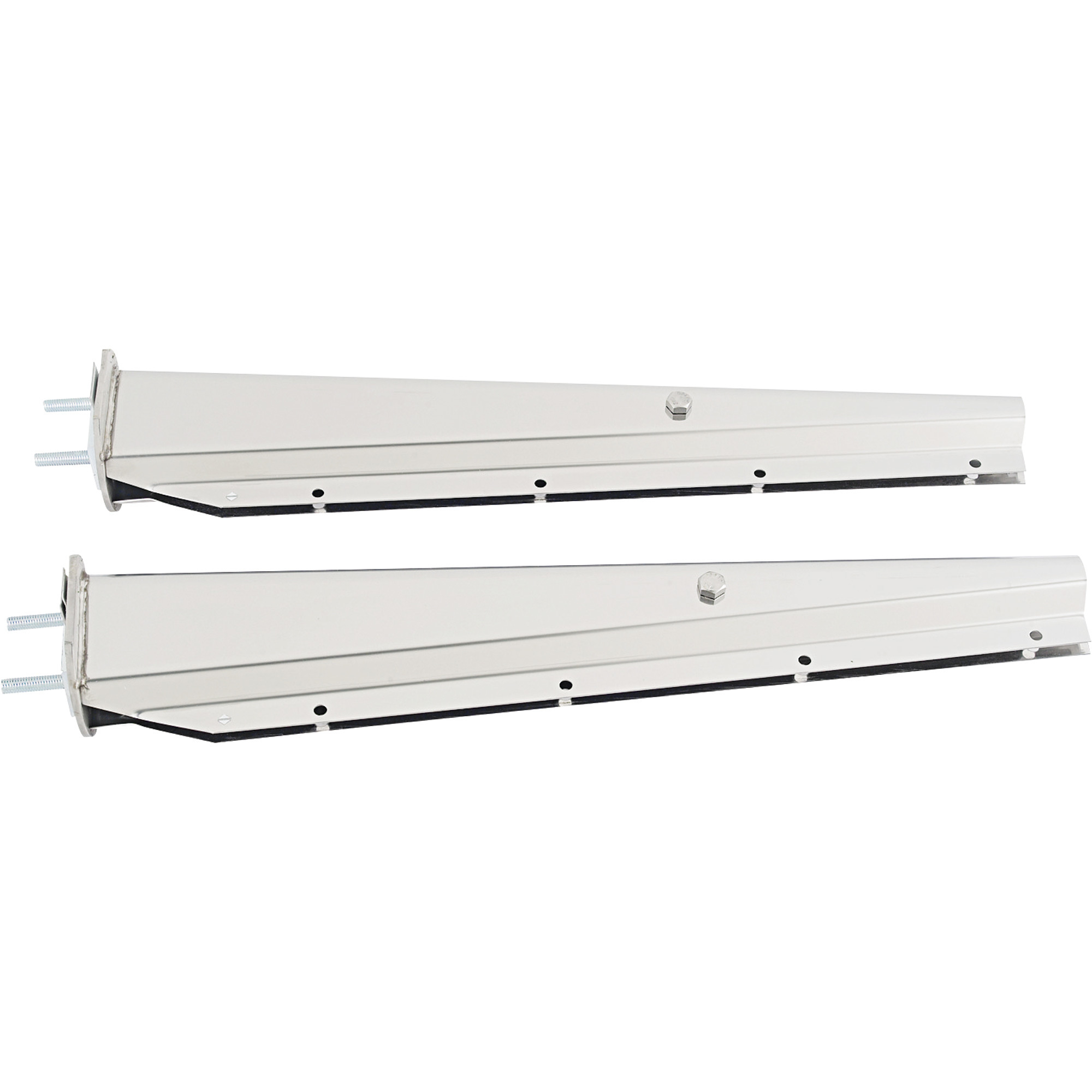 Trux Accessories Stainless Steel Mud Flap Hanger Brackets, 30in.L, 2-Pc. Set, Model# TU-9214